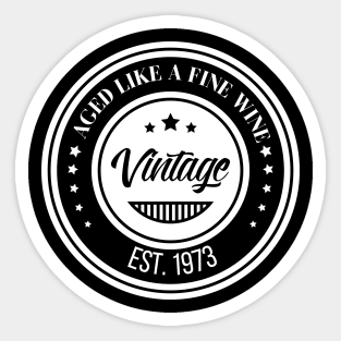Vintage 1973 Sticker